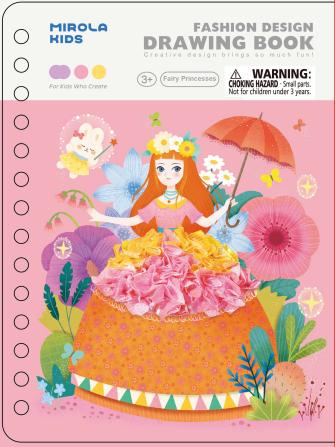 MIROLA KIDS 3 in 1 Fashion Design Drawing Book for Girls/MIROLA KIDS