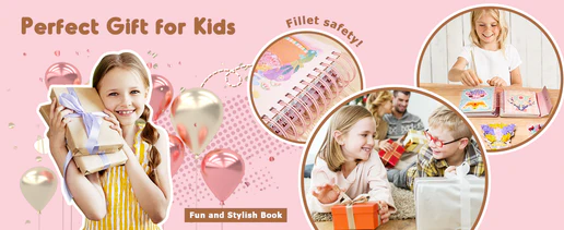 MIROLA KIDS 3 in 1 Fashion Design Drawing Book for Girls/MIROLA KIDS