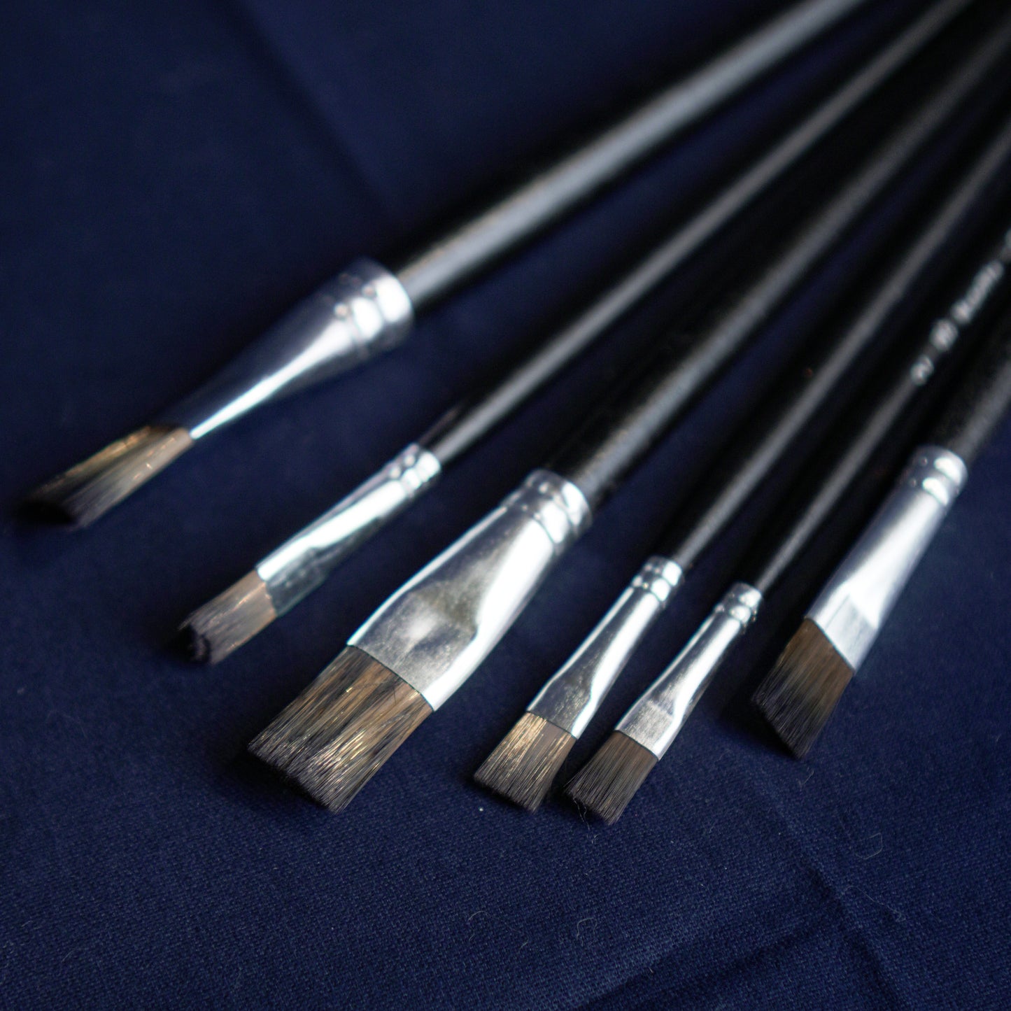 Pigment Tube Nylon Brush 6PC Set
