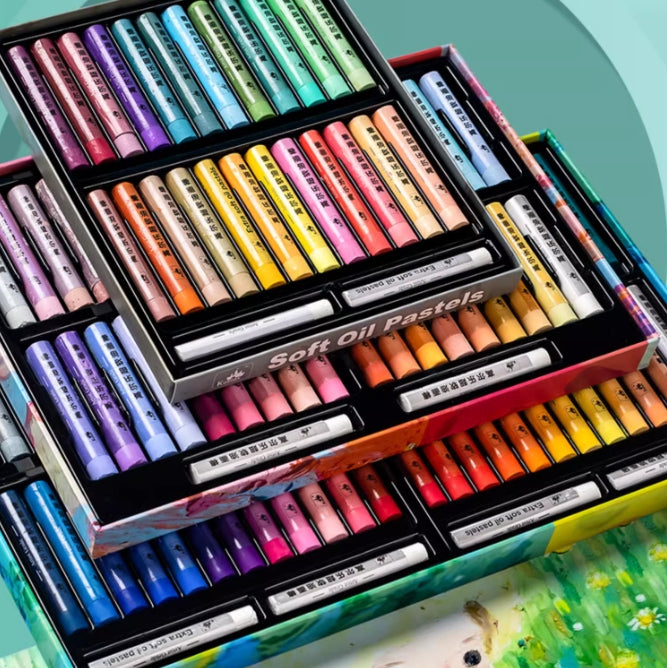 Kuelox Extra Soft Oil Pastels 48+4 Set - Classic Colour