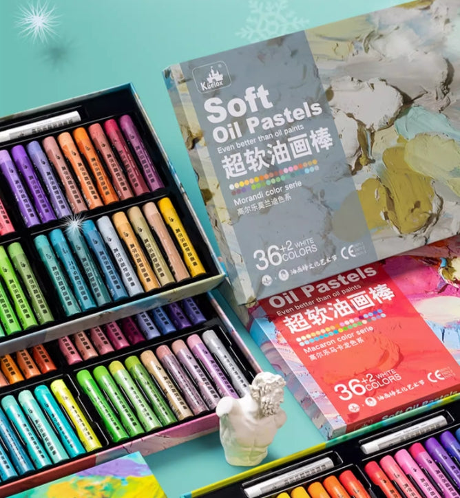 Kuelox Extra Soft Oil Pastels 48+4 Set - Classic Colour