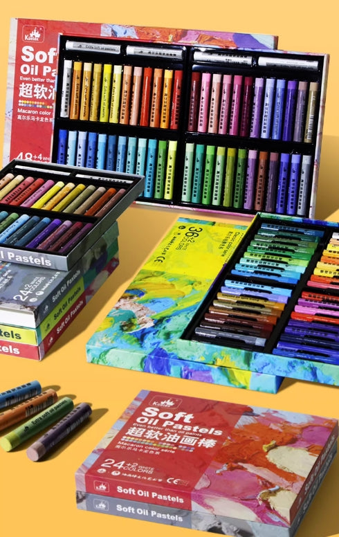 Kuelox Extra Soft Oil Pastels 48+4 Set - Classic Colour