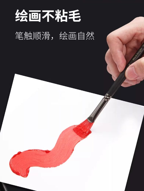Marie's Black Knight Gouache Brush 11pcs Set