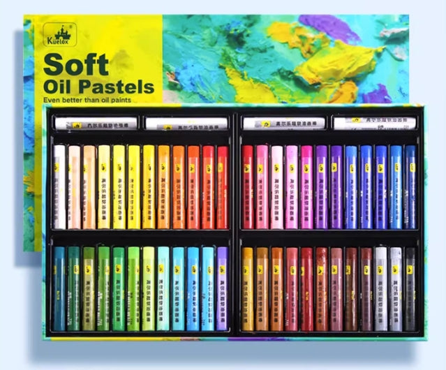 Kuelox Extra Soft Oil Pastels 48+4 Set - Classic Colour