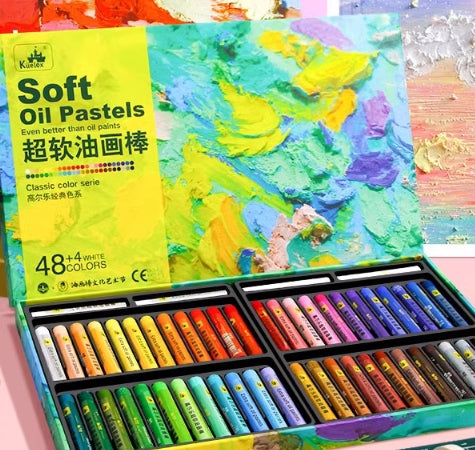 Kuelox Extra Soft Oil Pastels 48+4 Set - Classic Colour