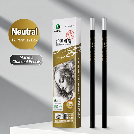 Marie’s Neutral Charcoal Pencils – C7300-4 (12 Pencils/Box)