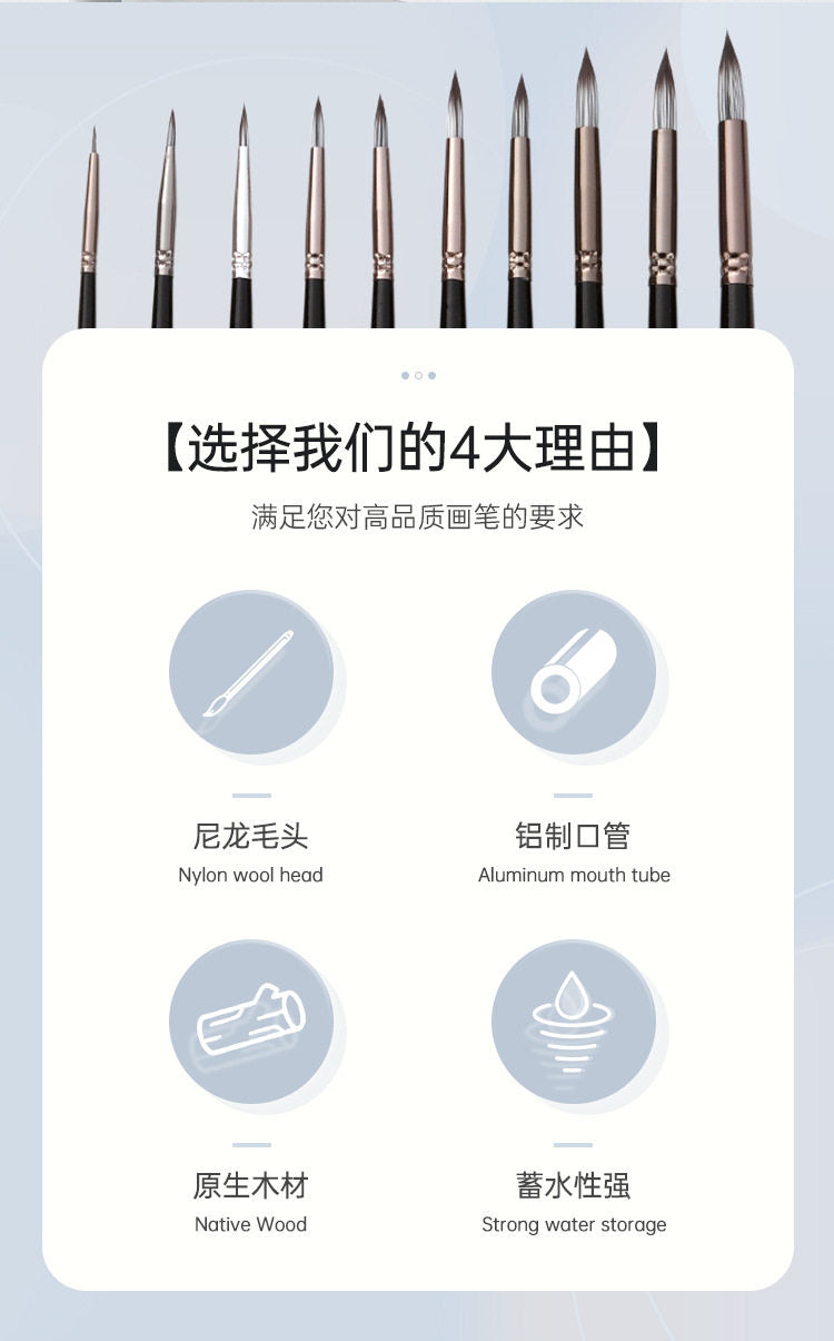 ZhuTing Nylon Paint Brush